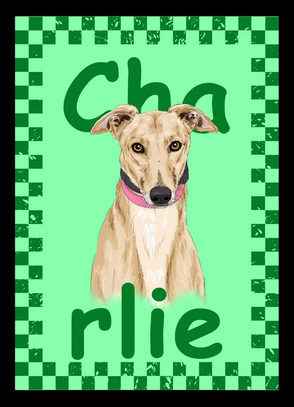 Funky Custom Pet Portrait - One Pet