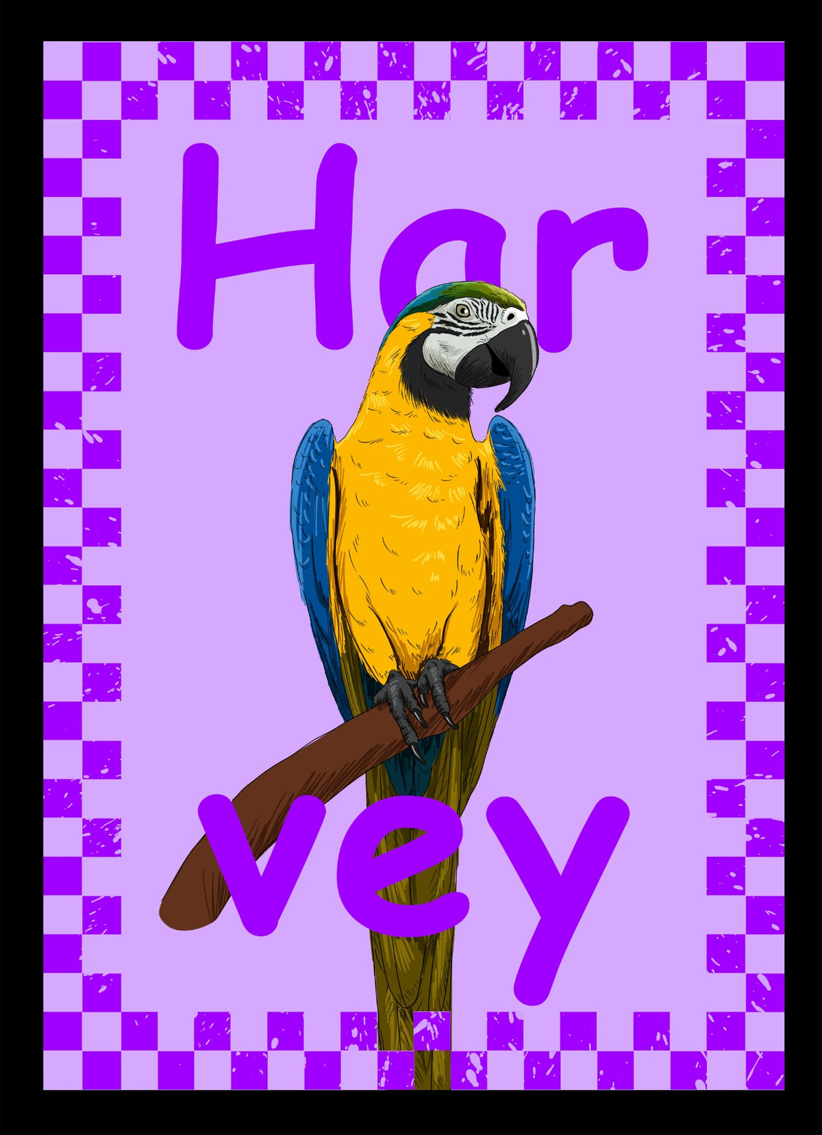 Funky Custom Pet Portrait - One Pet