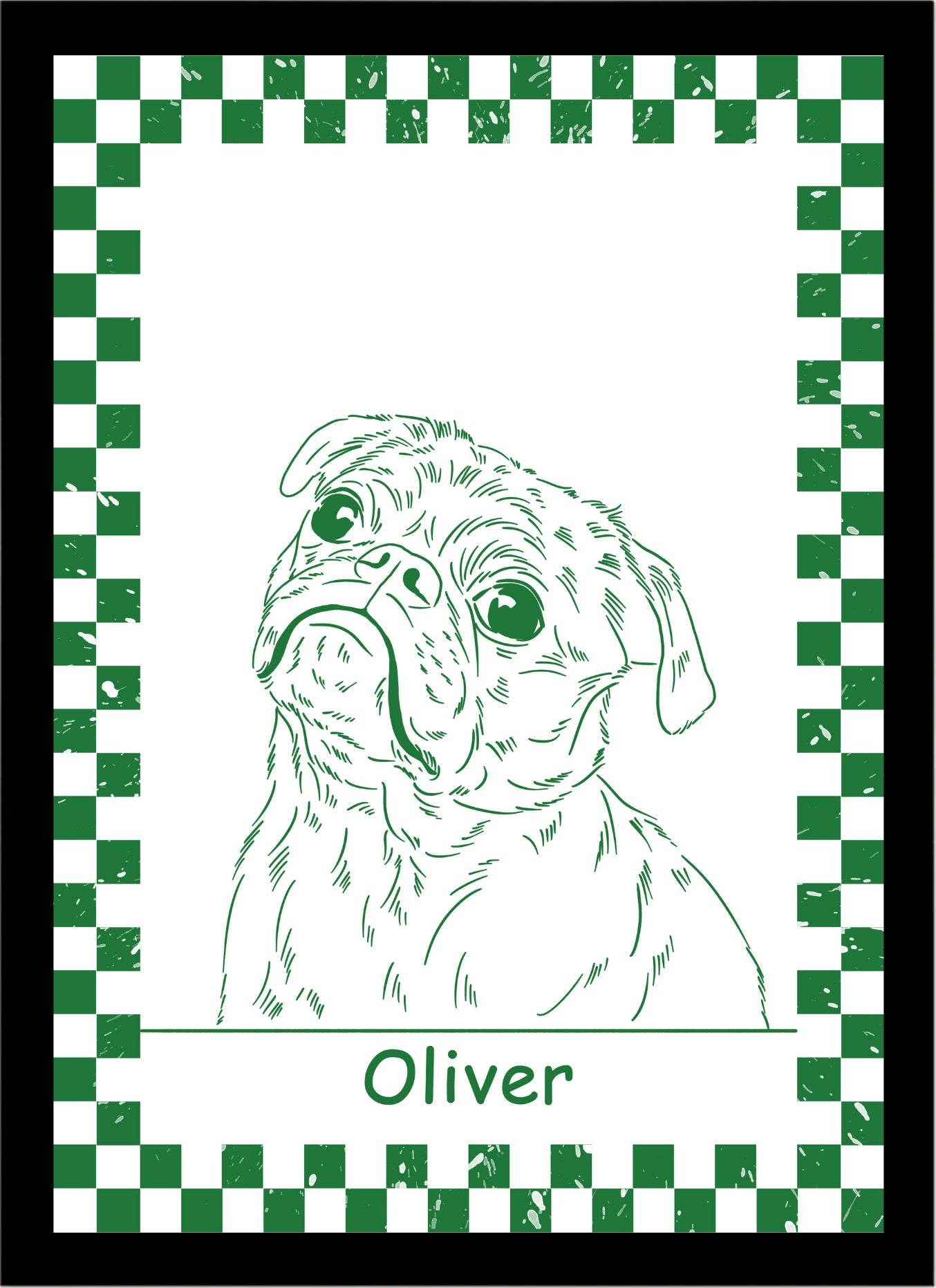 Custom Pet Line Drawing
