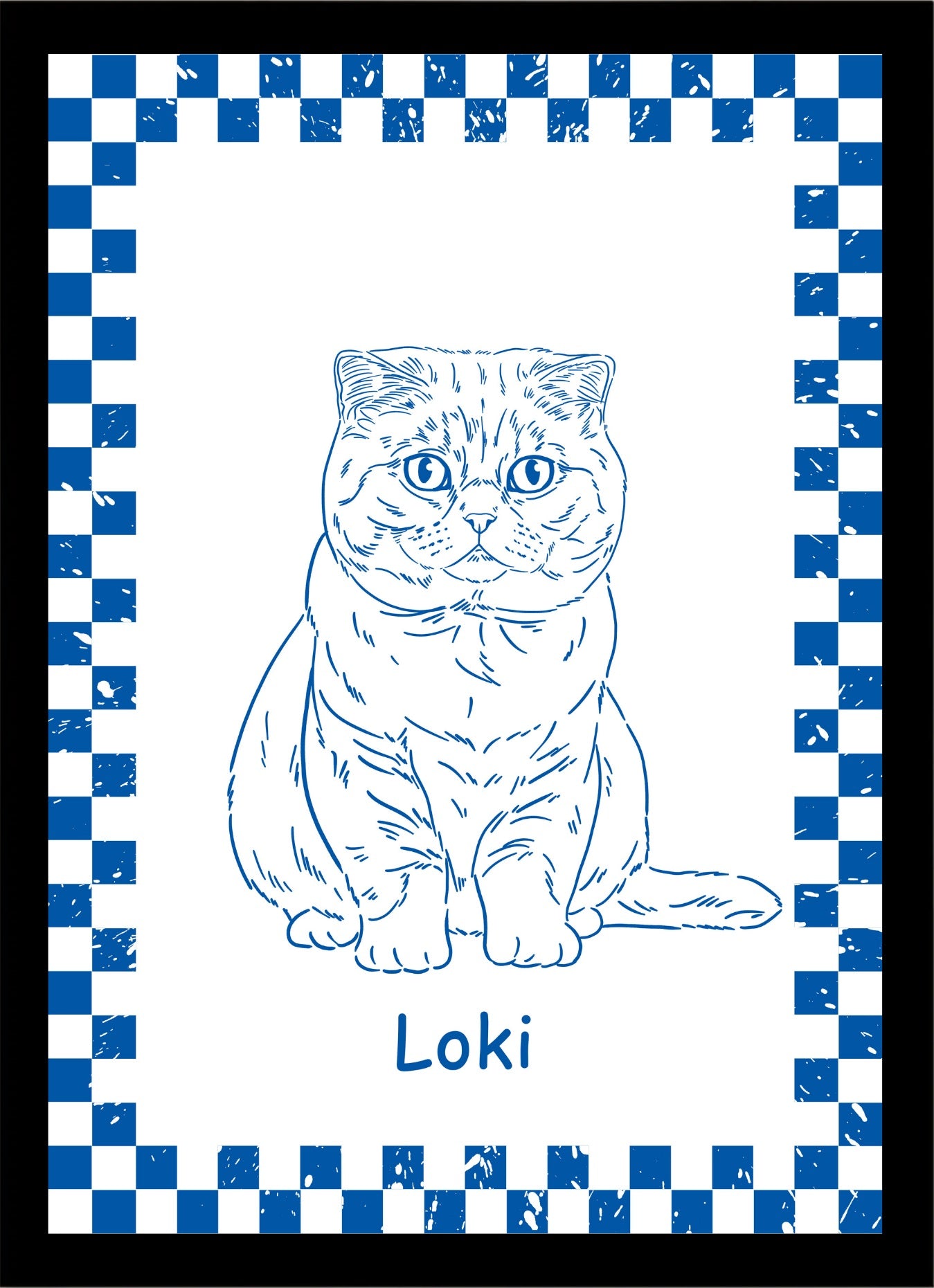 Custom Pet Line Drawing