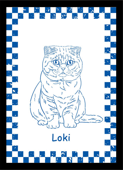 Custom Pet Line Drawing