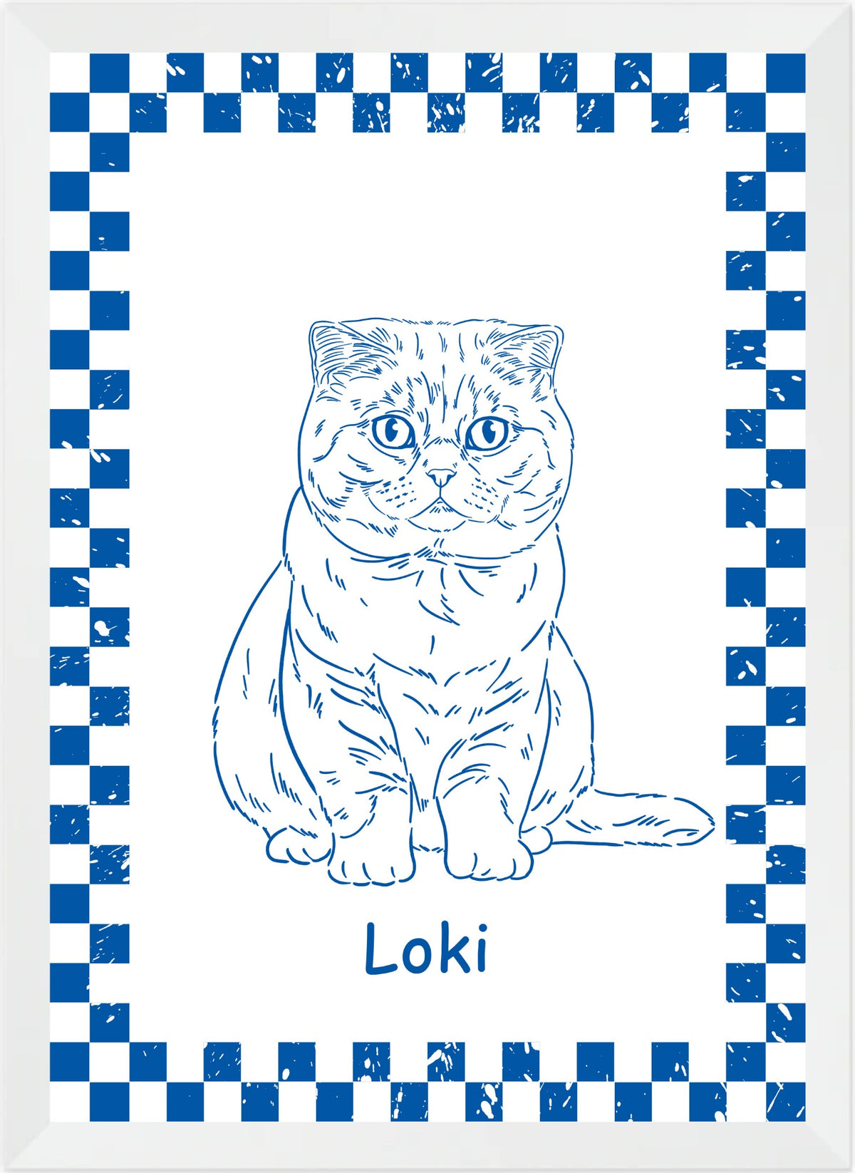 Custom Pet Line Drawing