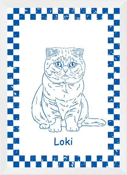 Custom Pet Line Drawing
