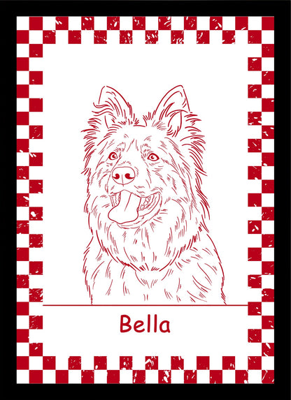 Custom Pet Line Drawing