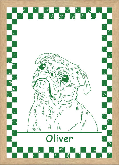 Custom Pet Line Drawing