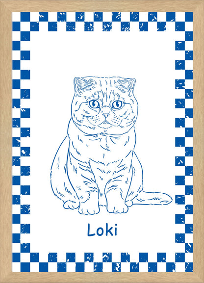 Custom Pet Line Drawing