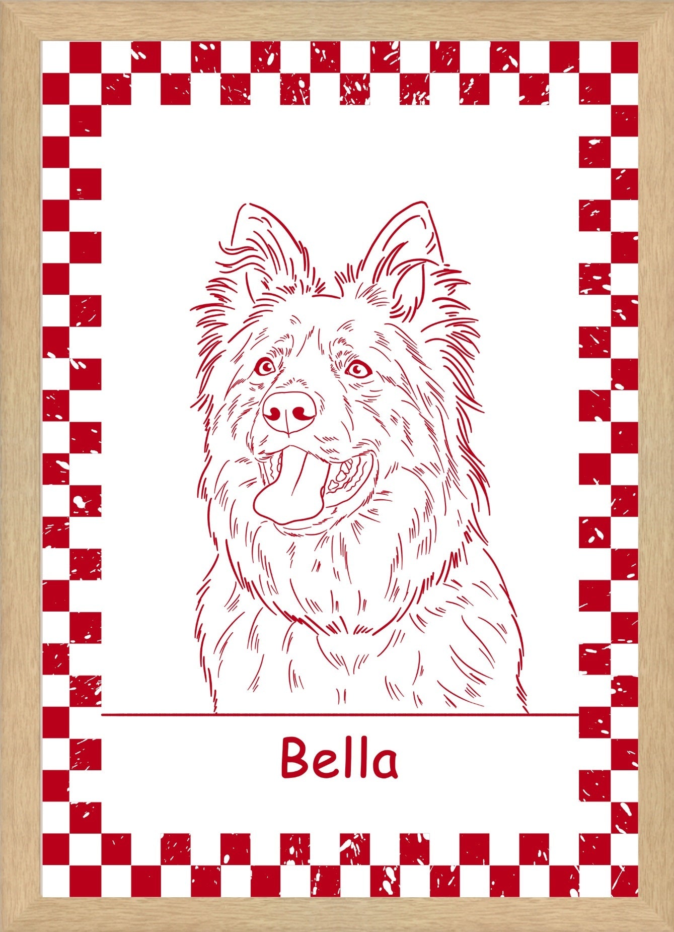 Custom Pet Line Drawing