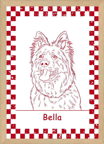 Custom Pet Line Drawing