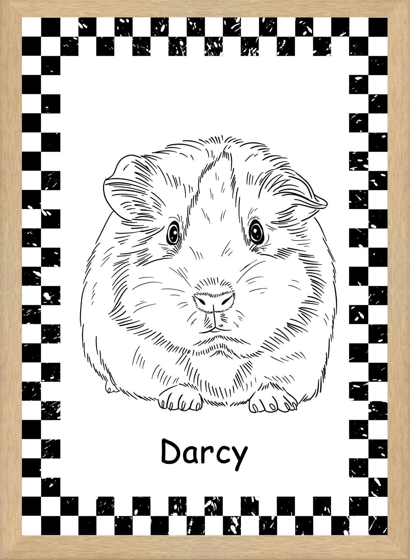 Custom Pet Line Drawing