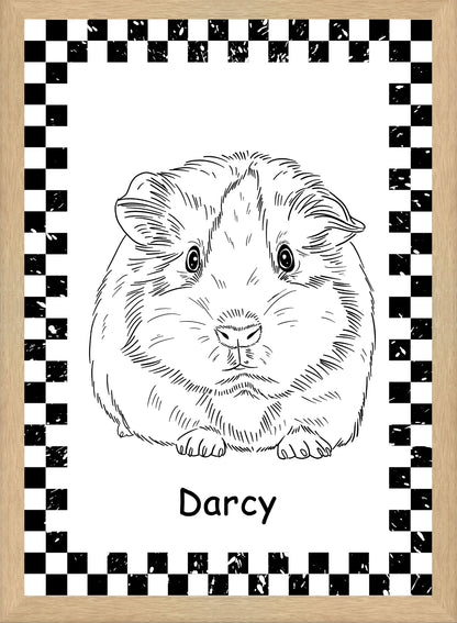Custom Pet Line Drawing