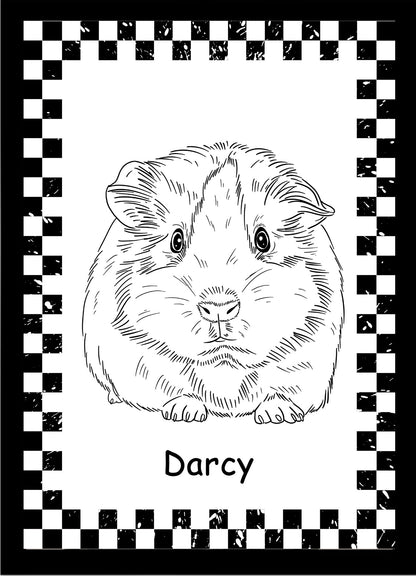Custom Pet Line Drawing
