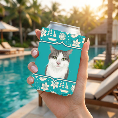 Custom Pet Portrait Stubby Holder