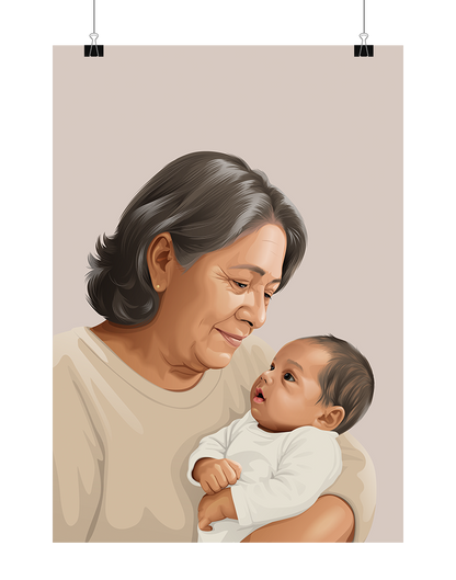 Person Portrait - Digital File Only (Up to 6 People)
