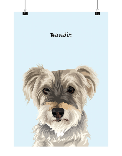 Custom Pet Portrait - One Pet