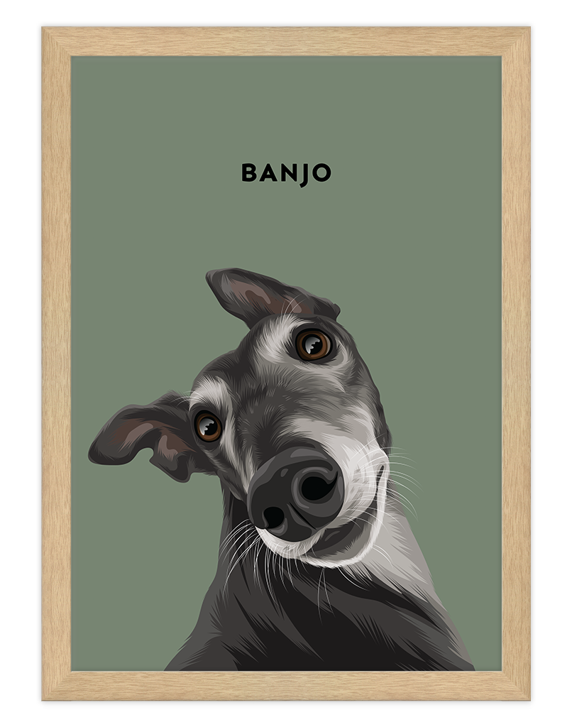 Custom Pet Portrait - One Pet