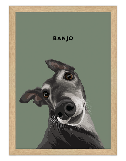 Custom Pet Portrait - One Pet