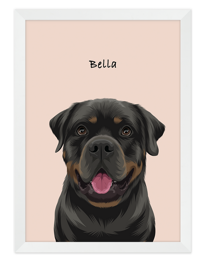 Custom Pet Portrait - One Pet