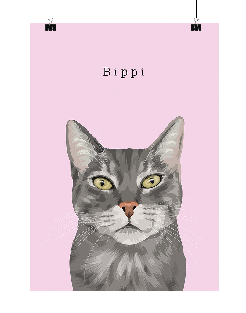 Custom Pet Portrait - One Pet