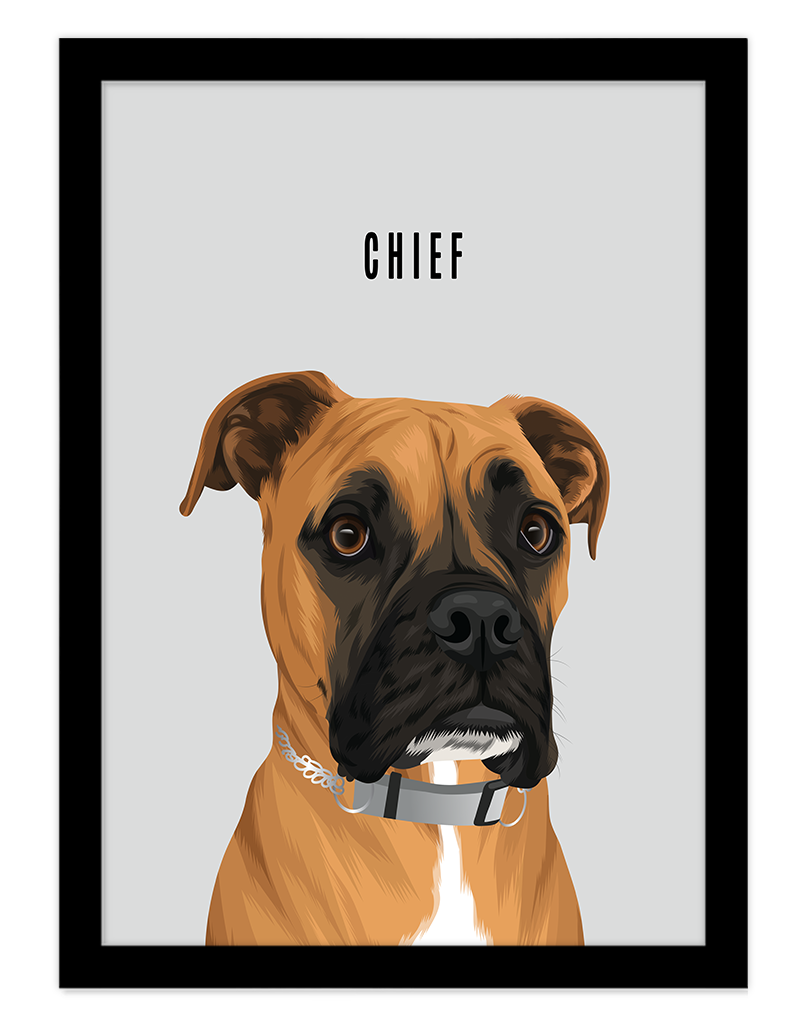 Custom Pet Portrait - One Pet