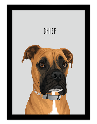 Custom Pet Portrait - One Pet