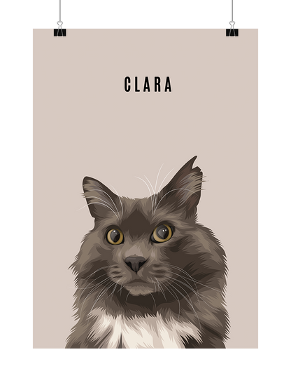 Custom Pet Portrait - One Pet