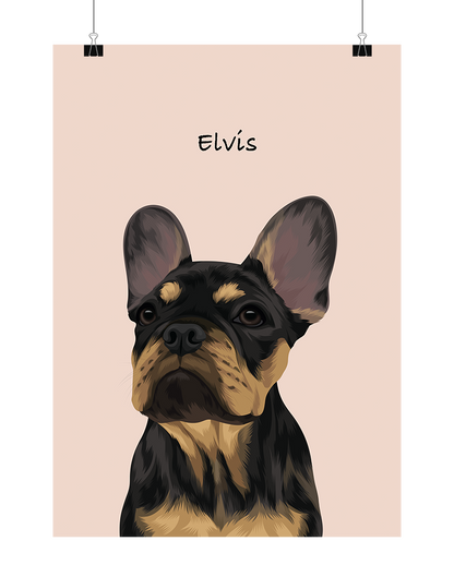 Custom Pet Portrait - One Pet
