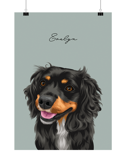 Custom Pet Portrait - One Pet