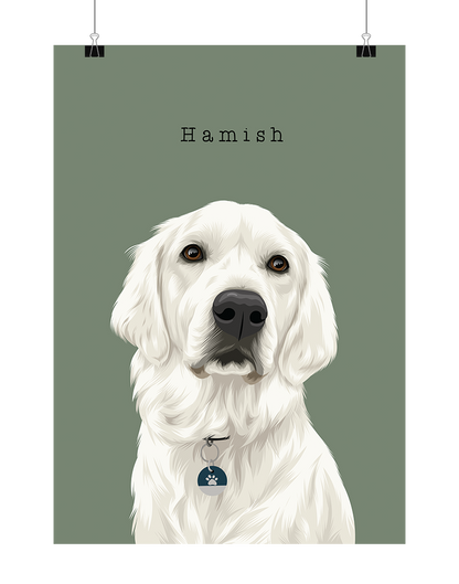 Custom Pet Portrait - One Pet