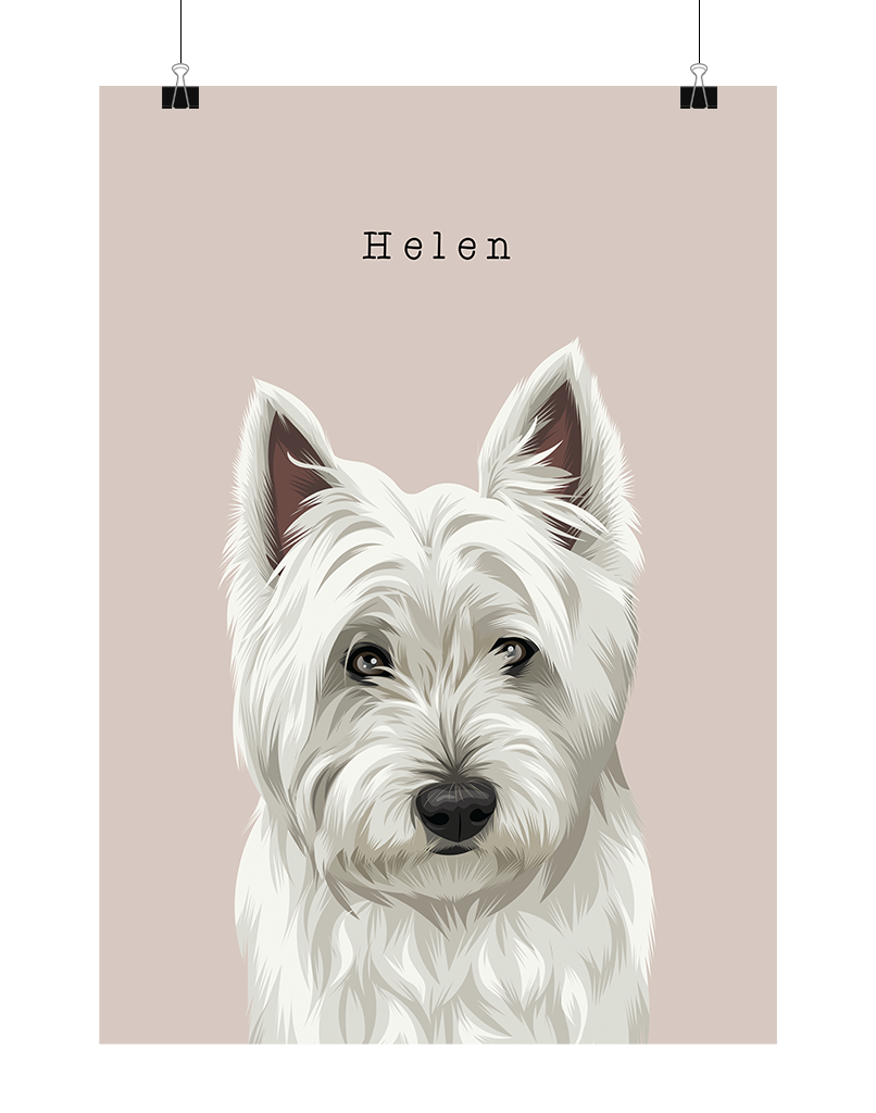 Custom Pet Portrait - One Pet