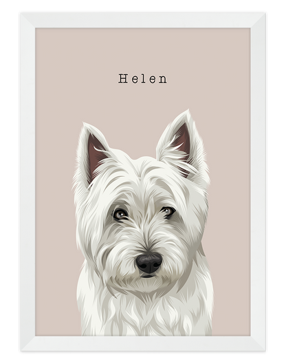 Custom Pet Portrait - One Pet