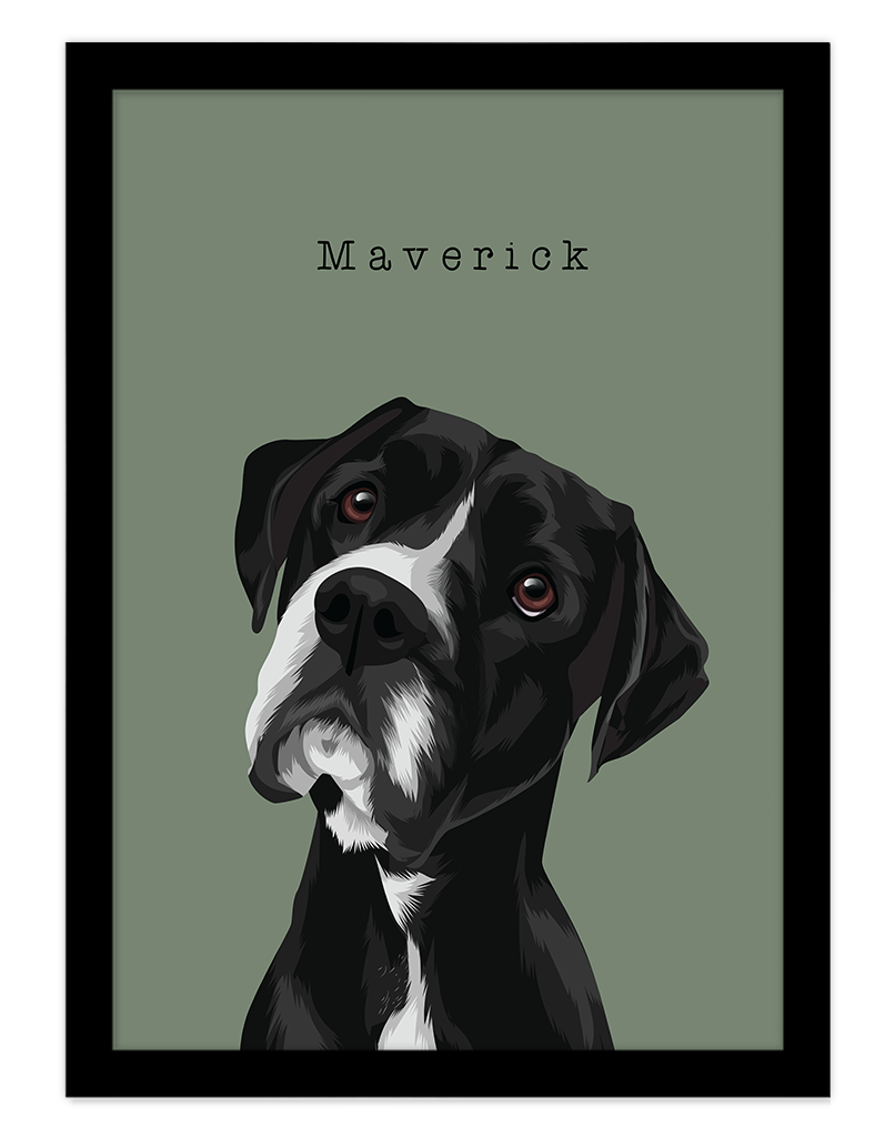 Custom Pet Portrait - One Pet