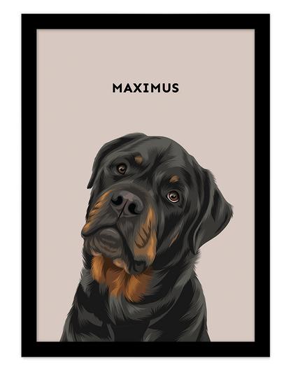 Custom Pet Portrait - One Pet