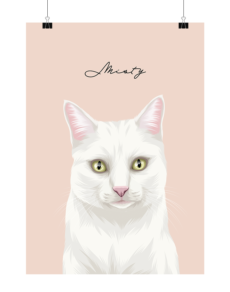 Custom Pet Portrait - One Pet