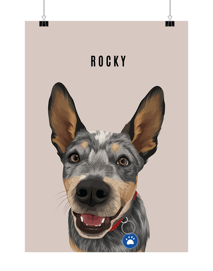 Custom Pet Portrait - One Pet