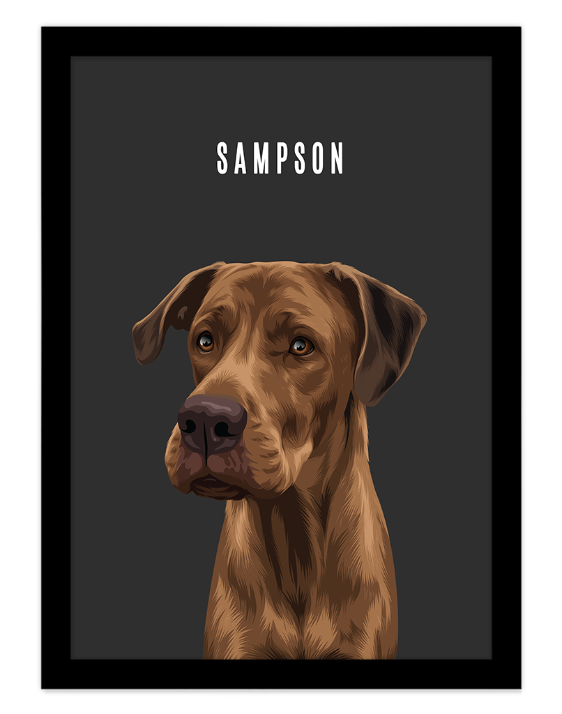 Custom Pet Portrait - One Pet