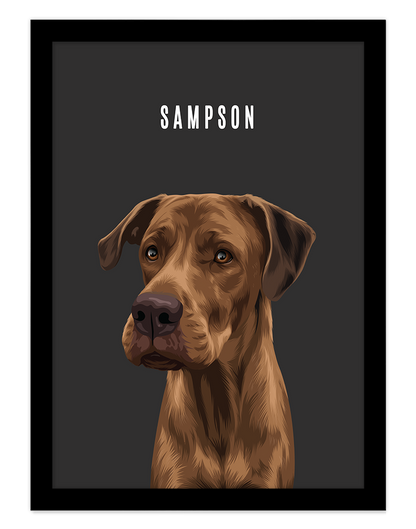 Custom Pet Portrait - One Pet