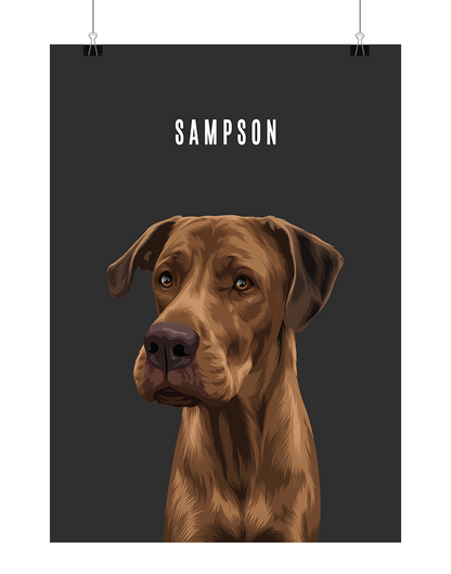 Custom Pet Portrait - One Pet