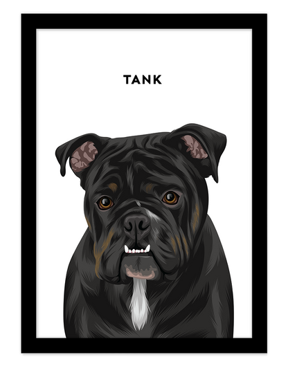 Custom Pet Portrait - One Pet