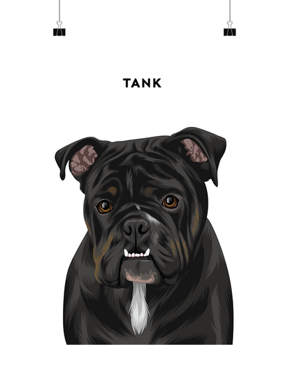 Custom Pet Portrait - One Pet