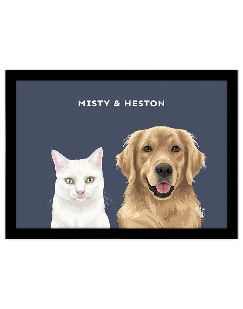 Custom Pet Portrait - Two Pet Portrait