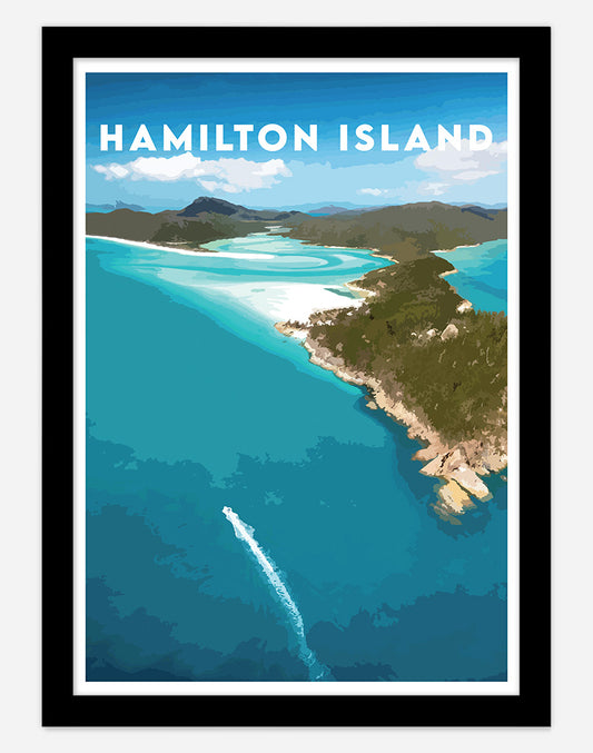 Hamilton Island II | Travel Poster - Wall Art