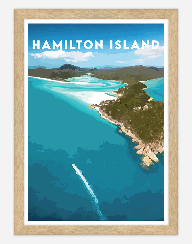 Hamilton Island II | Travel Poster - Wall Art