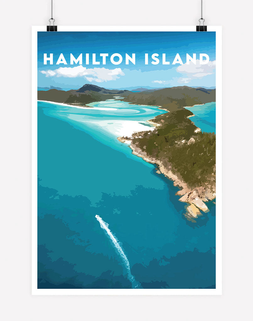 Hamilton Island II | Travel Poster - Wall Art