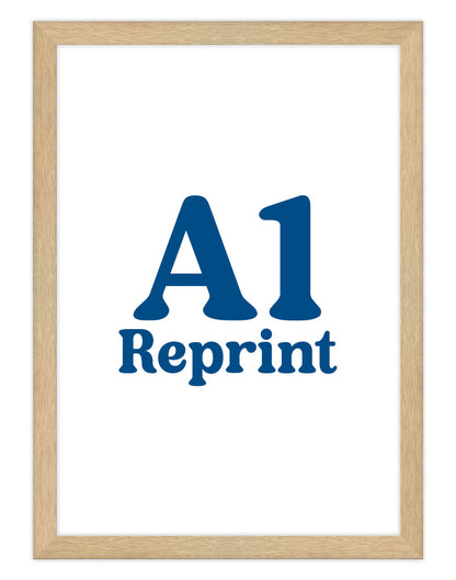 Reprint Service (Existing Artwork) - A1 - Timber Frame - Australia