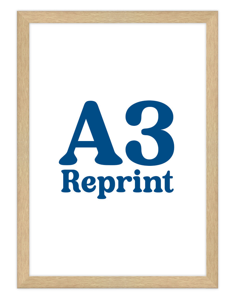 Reprint Service (Existing Artwork) - A3 - Timber Frame - Australia