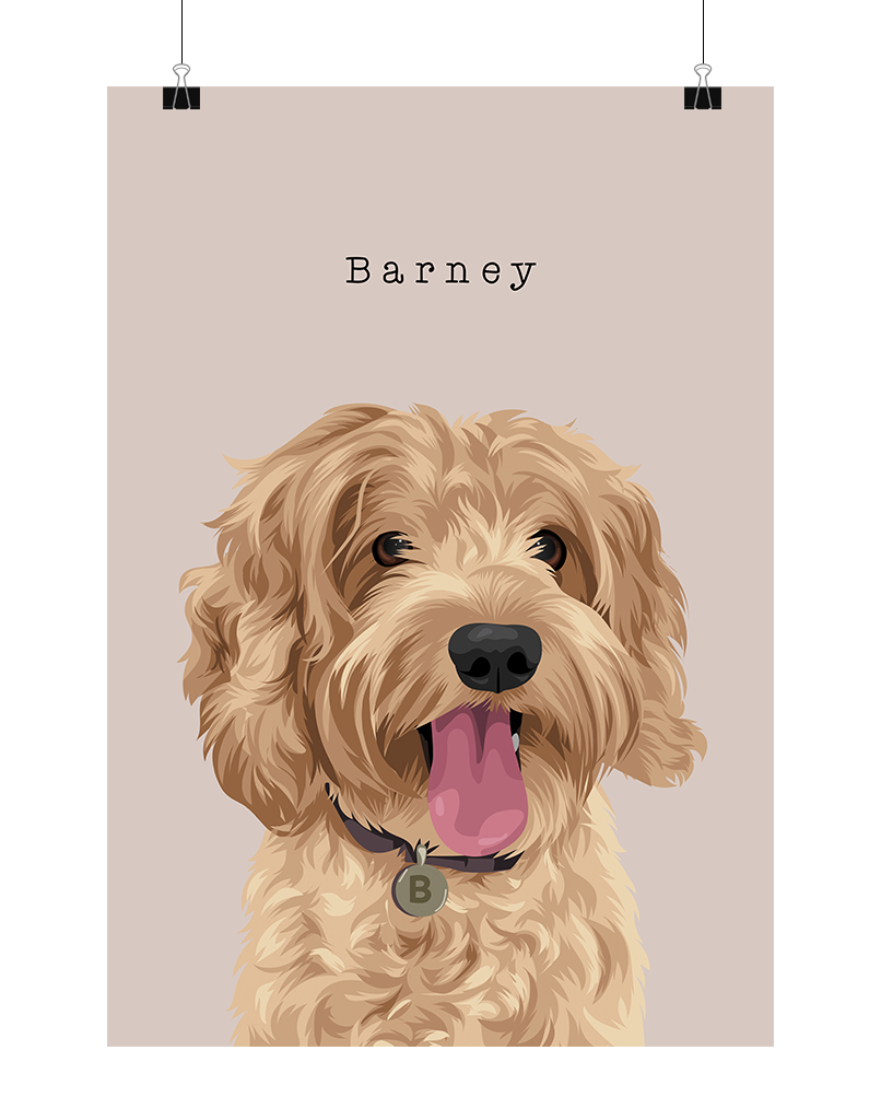 Custom Pet Portrait - One Pet