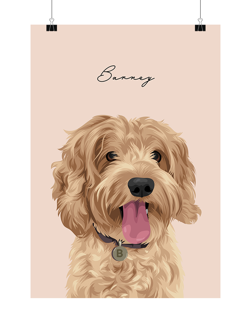Custom Pet Portrait - One Pet