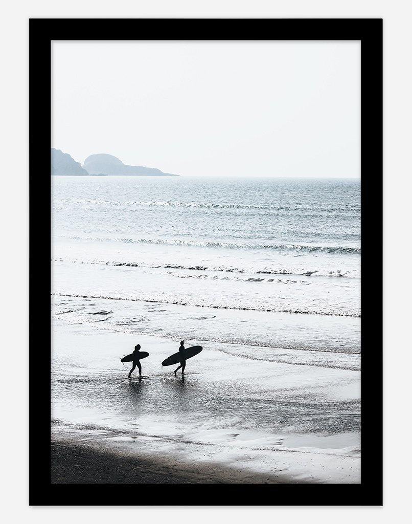 Surfs Up | Photography - Wall Art - A4 - Black Frame - Australia