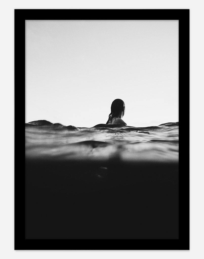 Morning Surf | Photography - Wall Art - A4 - Black Frame - Australia