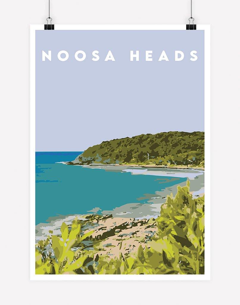 Noosa Heads II | Travel Poster - Wall Art - A4 - Unframed - Australia